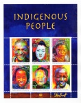 Bloco De Selos 2012 Estados Unidos - Comemorativo Povos Indigenas Emissão Nacoes Unidas.