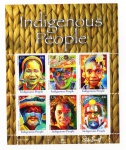 Bloco De Selos 2010 Estados Unidos - Comemorativo Povos Indigenas Emissão Nacoes Unidas.