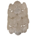 DOMINICI - Lustre de formato cilíndrico, construído e montado com discos em cristal moldados e ornados por ondulados, superpostos sobre estrutura metálica. 56 x 31 cm. Passamos para informar os detalhes e o procedimento para a retirada do seu lote: O lote encontra-se originalmente em Belo Horizonte (MG). e estará disponível em nosso escritório em São Paulo (SP) a partir de uma semana após o término do leilão. A retirada deve ser feita exclusivamente mediante agendamento prévio. Telefone para agendamento: (11) 5044-1228. Por favor, entre em contato conosco pelo telefone acima para escolher o melhor dia e horário para buscar o seu lote.