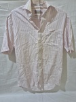 Camisa listrada em algodão da Marks&Spencer. TAM: 38 Peças podem apresentar marcas de uso ou guardado.