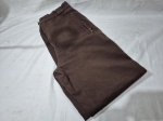 Calça feminina em cor escura. TAM: 36