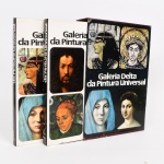 LIVRO, dois (2) GALERIA DELTA DA PINTURA UNIVERSAL, volumes I e II, capa dura, fartamente ilustrados, total aproximado de páginas 800, acondicionado no estojo, vide foto.
