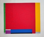 Eduardo Sued, Geométrico, gravura, tiragem 36/100, 2011, 72x82cm, sem moldura, necessita de limpeza