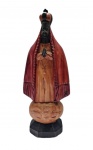 Zumbin, Nossa Senhora, escultura de madeira, 29cm de altura