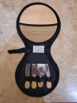Kit sem uso para degustação de queijos