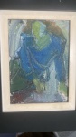 ANTÔNIO HÉLIO CABRAL, OST Figura, 34 x 28 cm, com selo Galeria Sergio Carybé