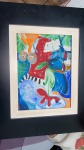 ISABEL CASTILHO, OST Abstrato, 34 x 28 cm, com selo da Galeria Sergio Carybé
