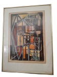 ALICE BRILL (1920-2013), Serigrafia 3/10 Casario, 70 x 53 cm. Obs.: mancha no passepartout inferior direito sem interferir na obra