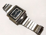 Vintage Coleção, Decoração, Raro Relógio Seiko Automático Bicolor, Retangular, Bracelete, 1970/80`s, todo original em Aço, medindo 37mm, Segundeiro Central, Calendário Duplo Bilíngue de câmbio Rápido no Primeiro Estágio da Coroa. Fundo em Aço Blindado, Série 6309. Máquina original funcionando, sem revisão recente. Muito tempo guardado. Pulseira original com regulagem para pulsos de 18cm 