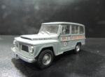 MINIATURA - WILLYS RURAL - RÁDIO PATRULHA. COLEÇÃO VEICULOS DE SERVIÇO DO BRASIL. ESCALA 1/43, APROX. 10,5CM. - USADO NO ESTADO CONFORME FOTOS - ITEM SERA ENVIADO DO RS.