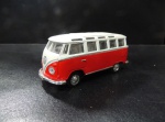 MINIATURA - VOLKSWAGEN KOMBI CORUJINHA. COM ABERTURA DAS PORTAS. APROX. 11CM. - USADO NO ESTADO CONFORME FOTOS - ITEM SERA ENVIADO DO RS.