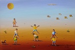 Júlio César Brigato, Pulando Cela, óleo sobre tela, 2026, 20x30cm, sem moldura