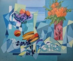 Henri Carriéres, Natureza Morta, óleo sobre tela, 50x60cm, sem moldura