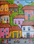 Moacir, Pousada, acrílico sobre tela, 50x40cm, sem moldura