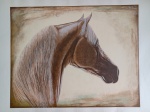 Carlos Passos, Cavalo, gravura, tiragem 58/100, 70x100cm, sem moldura
