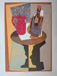 Antonio Peticov, Professor #4, gravura, tiragem 61/100, 2014, 70x50cm, sem moldura