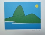 Carlos Furtado, Pão de Açúcar, gravura, tiragem 47/50, 26x35cm, sem moldura
