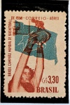 Brasil Data "1958" no selo Basquetebol (1959) RHM A087B MINT