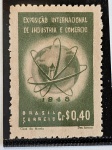 Brasil Selo com Ç em CORREIO, "ÇORREIO" Indústria e comércio (1948) RHM C0237A Novo sem goma