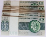 Brasil 1980 1 Cruzeiro 50 Cédulas Sequenciadas C132 FE