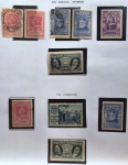 Brasil, 1940  10 Selos comemorativos: Centenário da Independência Filigranas Correio (Estrela) e Correinho (RHM C-160 a C-167)  8 Novos (C0160/7) e 2 carimbados (C0160/1) (6 fotos)
