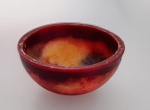 ARTESANATO - Tigela confeccionada possivelmente em Cera . Medindo : 19x10 cm.