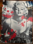 Lindo Quadro decorativo representando Marilyn Monroe . Medida : 51x71x3 cm