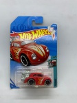 Miniatura Hot Wheels Volkswagen Beetle, escala 1:64. Item no estado conforme fotos. Carrinho de Coleção.