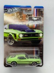Miniatura Hot Wheels `71 Ford Mustang Mach 1, Coleção 60 Anos, escala 1:64. Item no estado conforme fotos. Carrinho de Coleção.