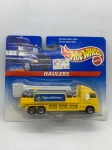 Miniatura Hot Wheels Haulers Over the Road Power Tehephone Maintenance, miniatura de 1997, escala 1:64. Item no estado conforme fotos. Carrinho de Coleção.