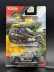 Miniatura Matchbox Jurassic World 97 Mercedes-Benz ML 320. Escala 1/64, lacrado. Carrinho de coleção diecast, item no estado conforme fotos.