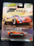 Miniatura Hot Wheels Premium Forza 66 Porsche 906 Carrera 6 escala 1/64, pneus de borracha, lacrado. Carrinho de coleção diecast, item no estado conforme fotos.