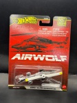 Miniatura Hot Wheels Premium Tematico Airwolf Helicopter escala 1/64, pneus de borracha, lacrado. Carrinho de coleção diecast, item no estado conforme fotos.