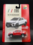 Miniatura CKS Fiat Strada escala 1/64, Pneus de Borracha, lacrado. Carrinho de coleção, item no estado conforme fotos.