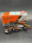 Miniatura F1 McLaren MCL60 British Grand Prix 2023 Piloto Lando Norris, Marca Tarmac. Escala 1/64, Pneus de Borracha, Carrinho coleção metal diecast, Caixa Original. Item no estado conforme fotos.