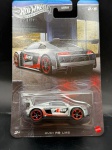 Miniatura Hot Wheels Silver Series Audi R8 LMS Escala 1/64, Carrinho coleção metal diecast. Item no estado conforme fotos.