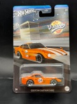 Miniatura Hot Wheels Vintage Datsun 240Z Escala 1/64, Carrinho coleção metal diecast. Item no estado conforme fotos.
