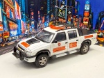 Miniatura Chevrolet S10 Defesa Civil, Escala 1/43, Veiculos de Serviço. Pneus de borracha, carrinho de coleção metal diecast, Item no estado conforme fotos, item com marcas do tempo. Cenário não acompanha.