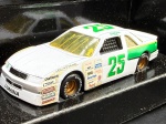 Antiga e Rara Miniatura Racing Champions Nascar #25, Escala 1/43. Caixa Original Carrinho de coleção metal diecast, item no estado conforme fotos. Item com marcas do tempo.