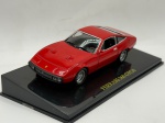 Miniatura Ferrari 365 GTC/4. Escala 1/43. Pneus de borracha, Base e acrilico originais, carrinho de coleção metal diecast, Item no estado conforme fotos, item com marcas do tempo.