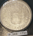 RM018 - Moeda Brasil - 640 Réis - Prata - 1799B - MPR369MS - Otima Peça