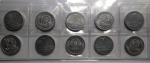 AV1445 - Lote com 10 Moedas - 1 Cruzeiros - 1958 - Alumino - FC - Preço Catalogo 2020 - R$ 150