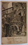 Foto Postal Antigo (c. 1930/1940) Púlpito Barroco da Matriz de Nossa Senhora do Pilar  Ouro Preto - MG