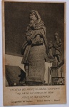 Foto Postal Antigo (c. 1930/1940) Estátua do Profeta Isaías de Aleijadinho  Congonhas do Campo - MG