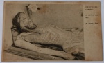 Foto Postal Antigo (c. 1930/1940) Escultura "Cristo Inacabado" de Aleijadinho  São João del-Rei - MG