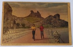 Raro Cartão Postal Colorizado (c. 1950) Açude Cedro e Pedra da Galinha Choca  Quixadá - Ceará (Piccoli)
