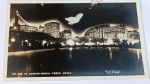 Foto Postal Noturna Datada (1962) Praça Paris e Cinelândia com Dedicatória  Foto Postal Colombo