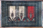 Tapete Paquistão de oração. Med. 090 x 58 cm.