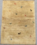 Tapete Persa  Gabbeh  Irã . Med. 160 x 120 cm.