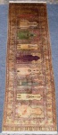Passadeira turca Kayseri vintage. Med. 3000 x 98 cm.